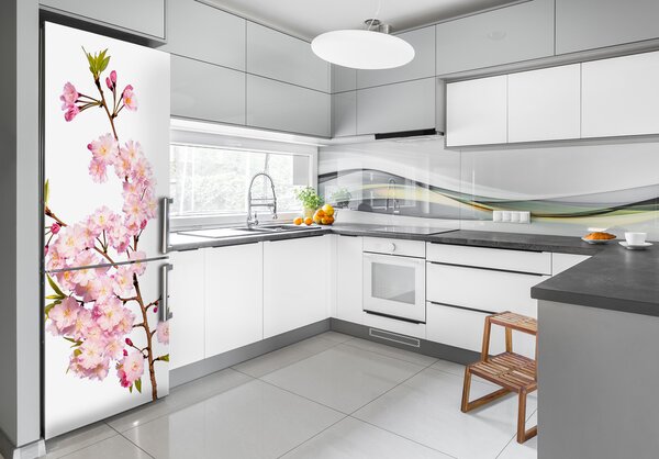 Fototapeta samolepící na ledničku Květy višně FridgeStick-70x190-f-139376728