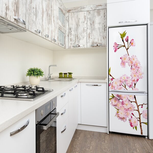 Fototapeta samolepící na ledničku Květy višně FridgeStick-70x190-f-139376728