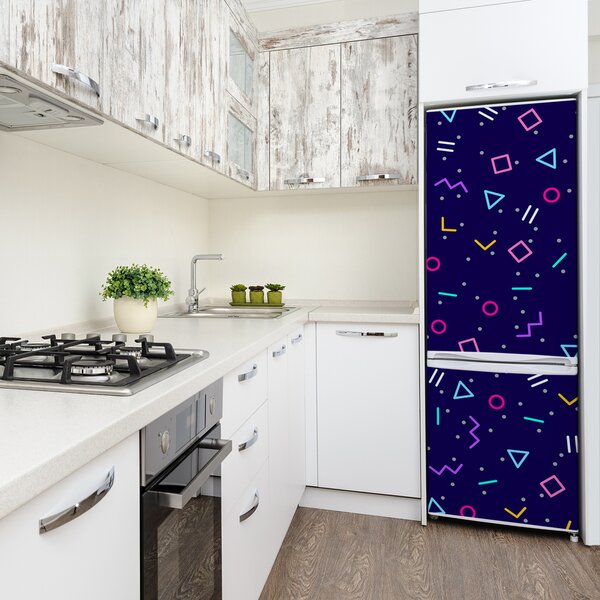 Nálepka tapeta na ledničku Gemetrické pozadí FridgeStick-70x190-f-138063169