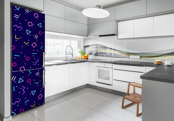 Nálepka tapeta na ledničku Gemetrické pozadí FridgeStick-70x190-f-138063169