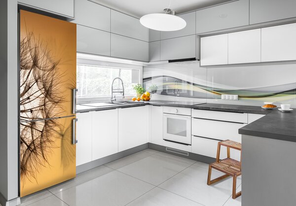 Nálepka fototapeta na ledničku Pampeliška FridgeStick-70x190-f-142874963