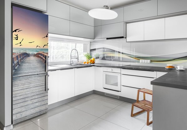 Nálepka na ledničku Stezka na pláž FridgeStick-70x190-f-145484652