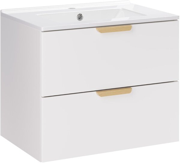 Sada umyvadlo Comad Lava UM-CFPLAVA60DDP, skříňka Comad Aster White ASTER WHITE 82-60-46-2S