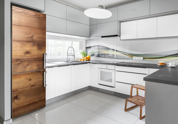 Nálepka tapeta na ledničku Dřevěné pozadí FridgeStick-70x190-f-152016151