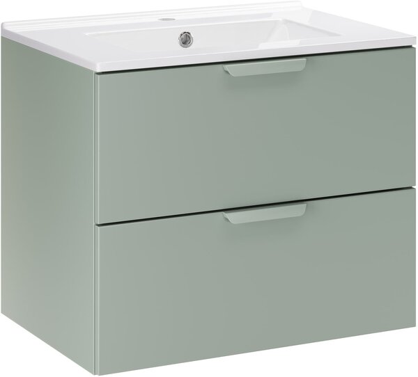 Sada umyvadlo Comad Lava UM-CFPLAVA60DDP, skříňka Comad Aster Green ASTER GREEN 82-60-46-2S
