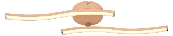 Globo 67178P - LED Přisazený lustr TYLER LED/12W/230V 3000K oranžová
