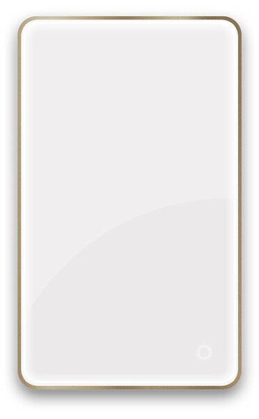 Oltens Nordlis zrcadlo 60x100 cm obdélníkový s osvětlením s vyhřívací podložkou 64120510