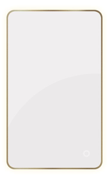 Oltens Nordlis zrcadlo 60x100 cm obdélníkový s osvětlením s vyhřívací podložkou 64117510