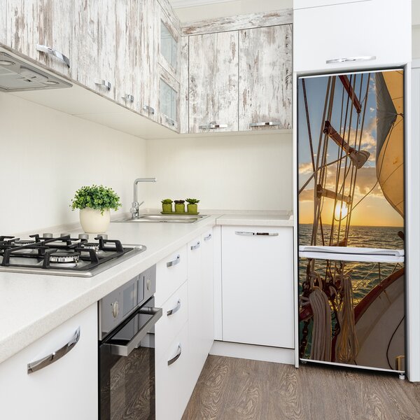 Samolepící nálepka na ledničku Plachetnice na moři FridgeStick-70x190-f-166132688