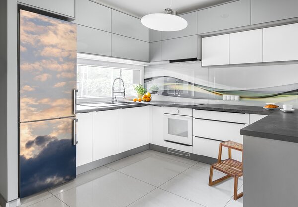 Nálepka tapeta na ledničku Mraky na nebi FridgeStick-70x190-f-163750330