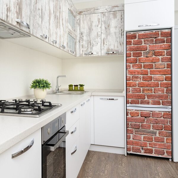 Nálepka tapeta na ledničku Zděná zeď FridgeStick-70x190-f-164197079