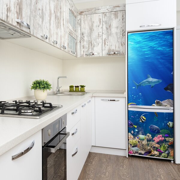 Nálepka tapeta na ledničku Korálový útes FridgeStick-70x190-f-161347812