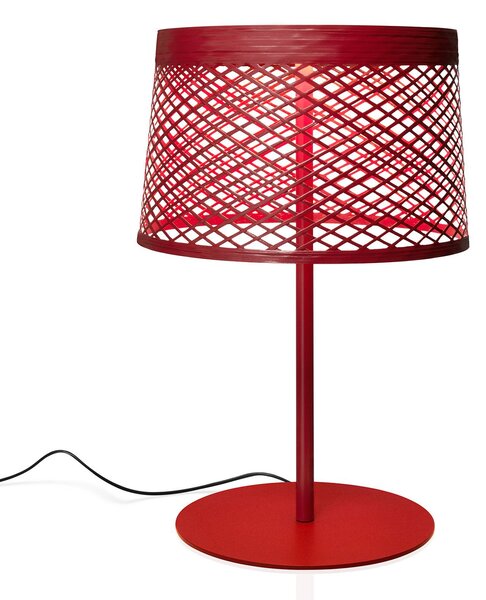 Stolní LED lampa Foscarini Twiggy Grid XL, karmínově červená