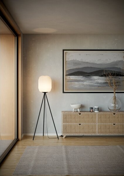 Eglo 44104 - Stojací lampa BELGRAVE 1xE27/40W/230V