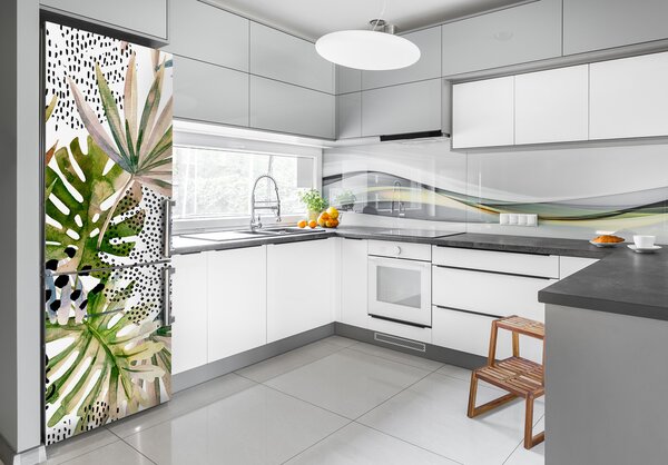 Fototapeta na ledničku Tropické listí FridgeStick-70x190-f-168158819