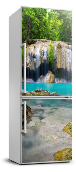 Nálepka na ledničku Vodopád v pralese FridgeStick-70x190-f-168975123