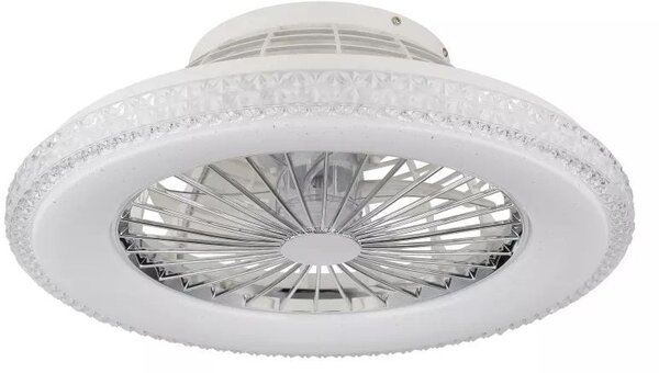 Globo Lighting Corusso stropní ventilátor se světlem 1x40 W bílá-chrom 03654