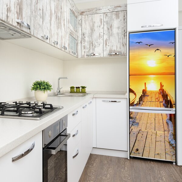 Nálepka na ledničku Příroda jezero FridgeStick-70x190-f-180615214
