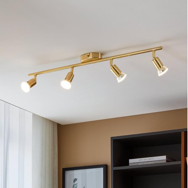 Eglo 33187 - LED Bodové svítidlo BUZZ-LED 4xGU10/2,8W/230V 3000K zlatá