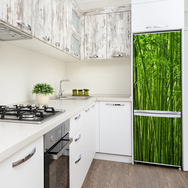 Nálepka fototapeta na ledničku Bambusový les FridgeStick-70x190-f-22860286