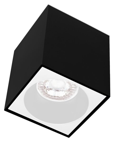 CEN ESQNB80-GU10 ESSENZA přisazené svítidlo SQ GU10 černá/bílá 80mm - CENTURY