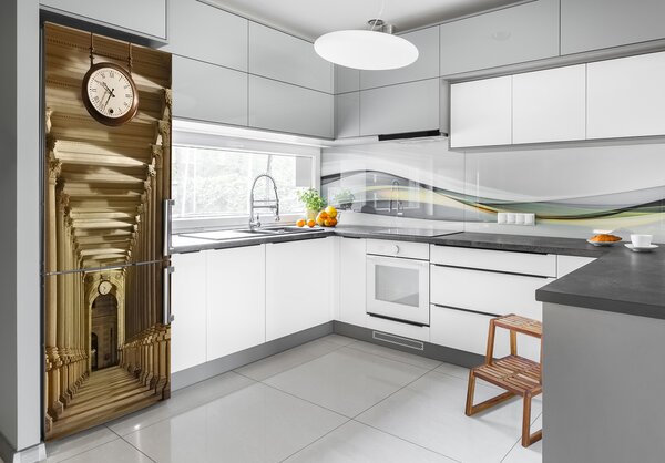 Tapeta nálepka na ledničku Tržní kolonáda FridgeStick-70x190-f-20110225