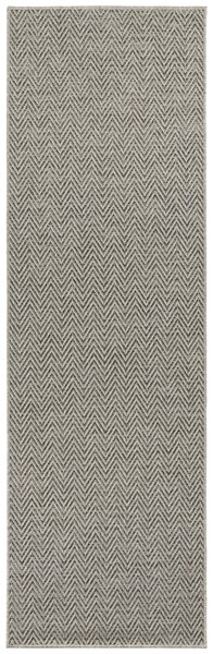 BT Carpet - Hanse Home koberce Běhoun Nature 104269 Grey/Anthracite – na ven i na doma - 80x150 cm
