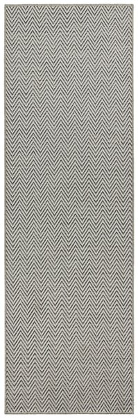 BT Carpet - Hanse Home koberce Běhoun Nature 104268 Grey – na ven i na doma - 80x150 cm
