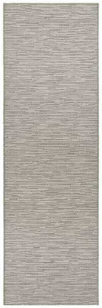 BT Carpet - Hanse Home koberce Běhoun Nature 104265 Cream/Grey – na ven i na doma - 80x250 cm