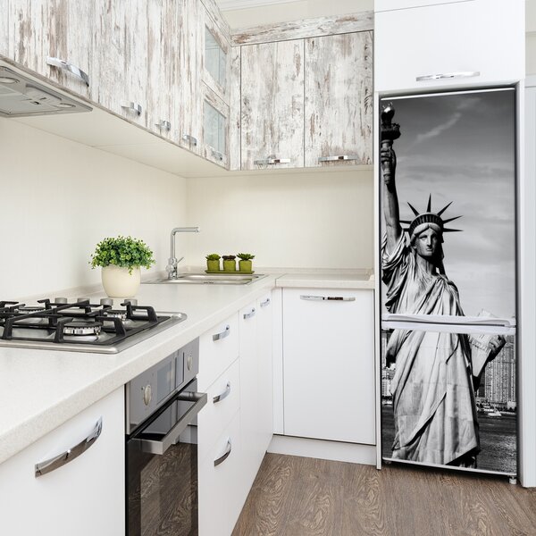 Tapeta na ledničku do kuchyně Socha Svobody FridgeStick-70x190-f-27889874