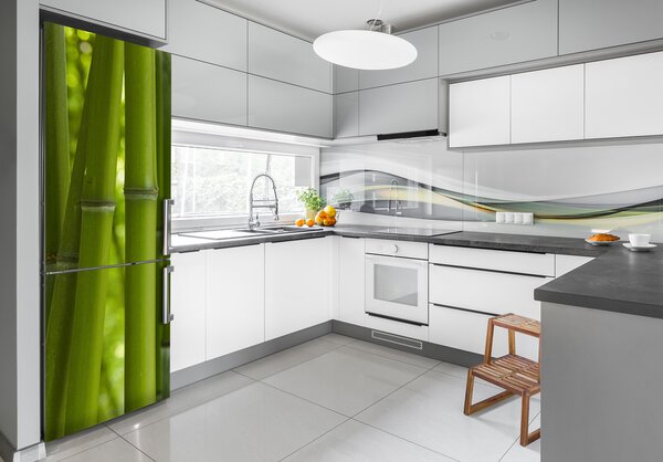 Nálepka fototapeta na ledničku Bambusový les FridgeStick-70x190-f-24255297