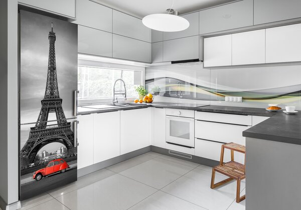 Samolepící nálepka na ledničku Eiffelova věž FridgeStick-70x190-f-28112133