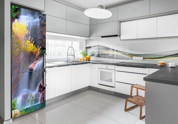 Nálepka na ledničku Příroda vodopád FridgeStick-70x190-f-2981539