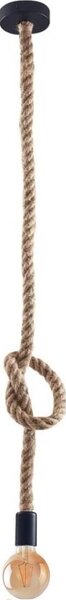 LED Lustr na lanku ROPE 1xE27/8W/230V