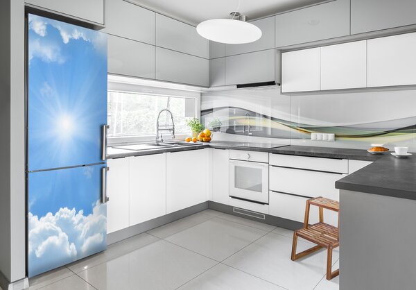 Nálepka tapeta na ledničku Mraky na nebi FridgeStick-70x190-f-31494197