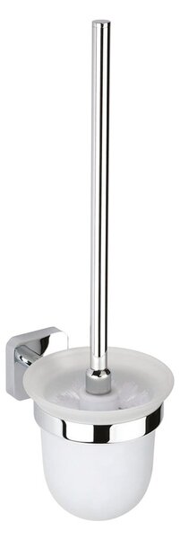Sapho Sapho, INSIA WC štětka nástěnná, miska mléčné sklo, chrom, IS008