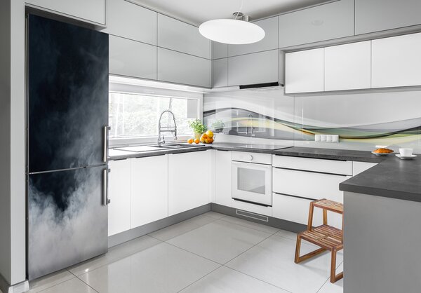Nálepka na ledničku do domu Bílý dým FridgeStick-70x190-f-31357188