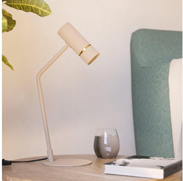 Eglo 901154 - LED Stolní lampa CAMINIA 1xGU10/5W/230V 3000K béžová