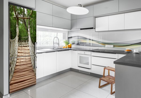 Samolepící nálepka na ledničku Lanový most FridgeStick-70x190-f-33494302