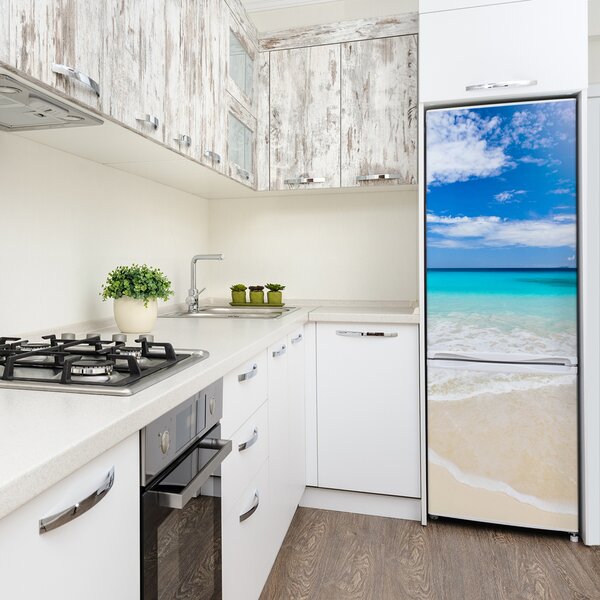 Nálepka tapeta na ledničku Tropická pláž FridgeStick-70x190-f-32914566