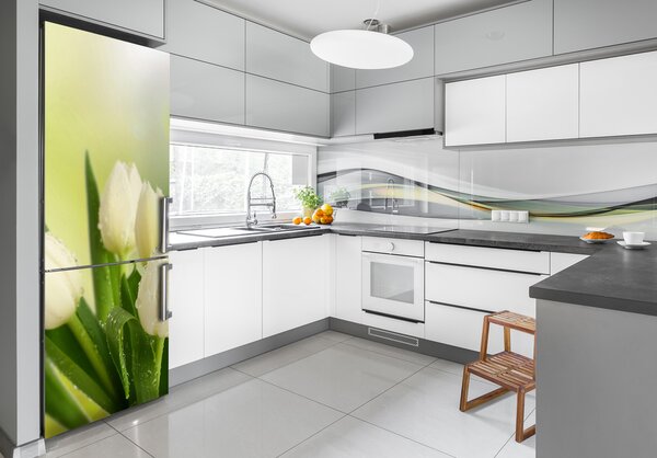 Fototapeta nálepka na ledničku Tulipány FridgeStick-70x190-f-34973360