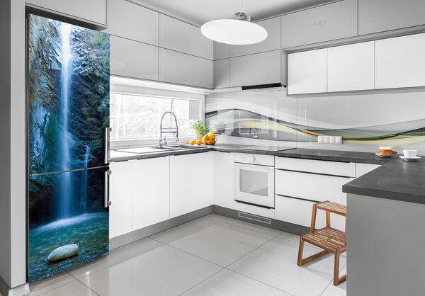 Nálepka na ledničku Příroda vodopád FridgeStick-70x190-f-34990318