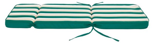 Polštář na zahradní židli ELIZA oxford, zelený / béžový