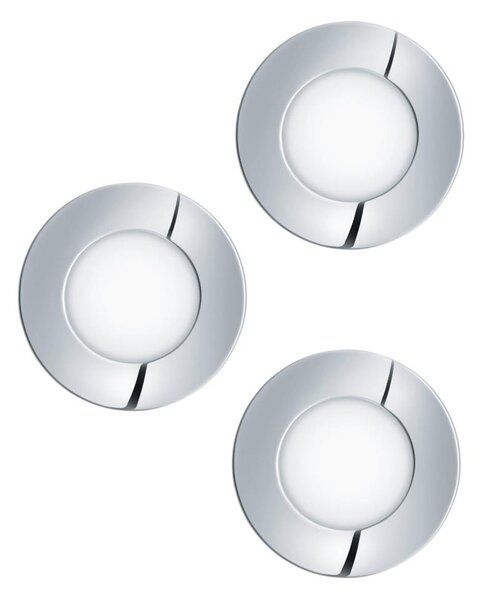 Eglo 98635 - SADA 3x LED Koupelnové svítidlo FUEVA LED/2,8W/230V IP44 chrom