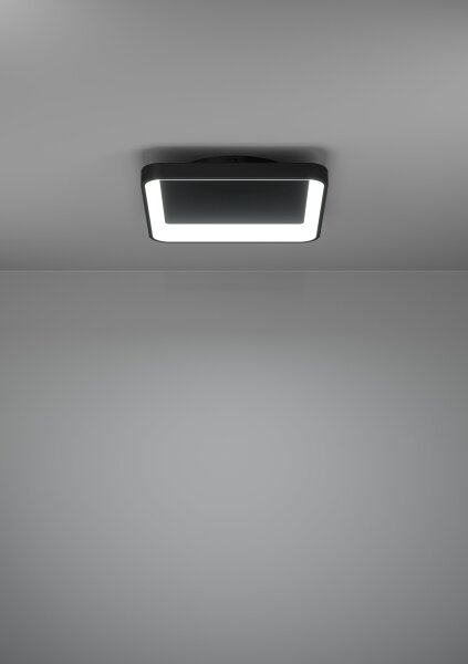 Eglo 901252 - LED Stmívatené stropní svítidlo LORETELLO LED/12W/230V černá + DO