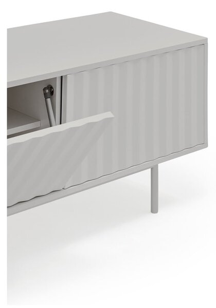 Šedý TV stolek 180x52 cm Sierra – Teulat
