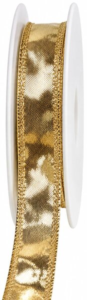 Stuha zlatá CELEBRATION GOLD Lesk 15mm x 3m (3,- Kč/m)