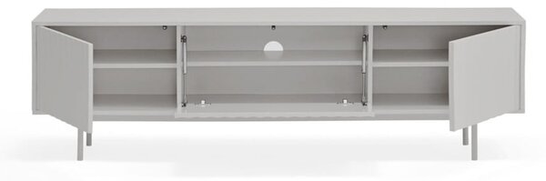 Šedý TV stolek 180x52 cm Sierra – Teulat