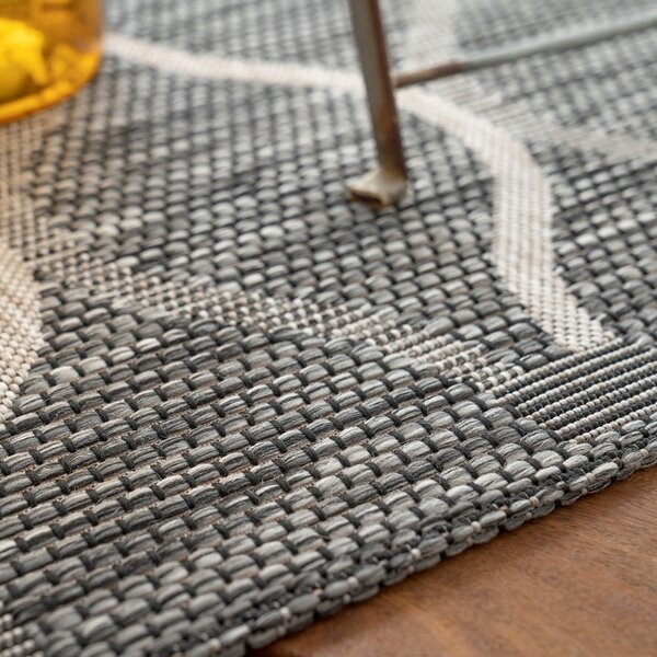 Obsession, Kusový koberec Nordic 871 grey – na ven i na doma, 80x150, šedá, chodba / předsíň