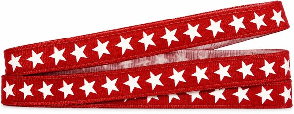 Vánoční stuha STAR LINE RED 10mm x 2m (2,50Kč/m)
